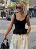 Graceful Allure: Elegant Pleated Backless Sleeveless Maxi Dress