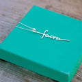 Stainless Steel Custom Cross Name Necklace Chain Letter Choker Necklace for Women Fashion Jewelry Gift